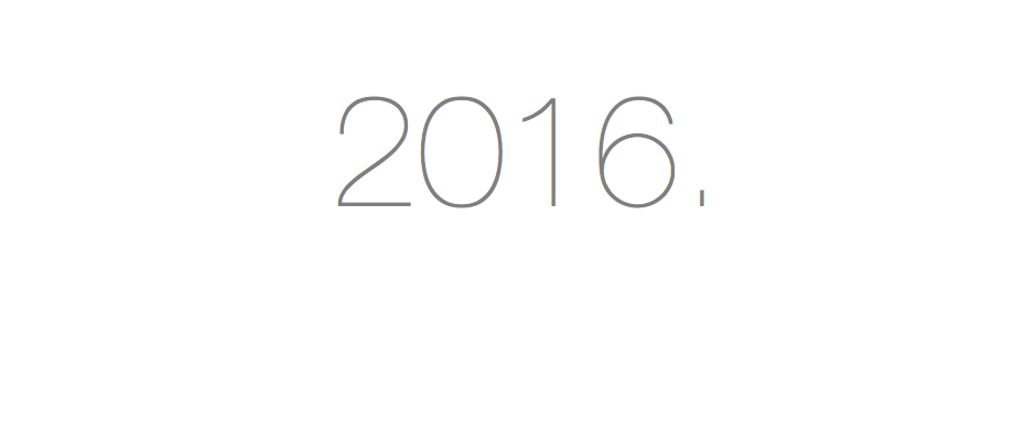 Surprise. It’s 2016.